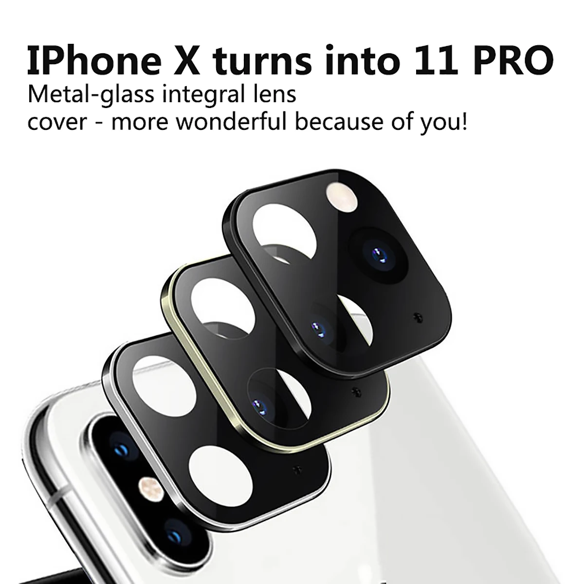 Защитная пленка для задней камеры телефона IPhone X Xs Max 11 Pro поддельная наклейка |