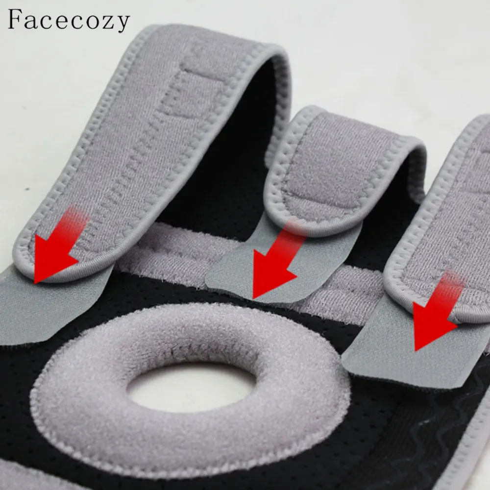 Наколенник Facecozy унисекс 4 пружины защита от повреждений суставов колена для