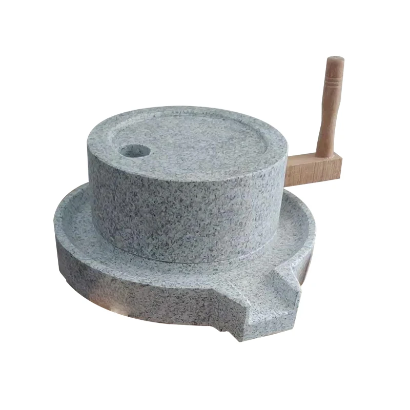 20-30CM Thickened Household Stone Mill With Wooden Frame Traditional Rice Noodle Machine Soy Milk Tofu Machine 6