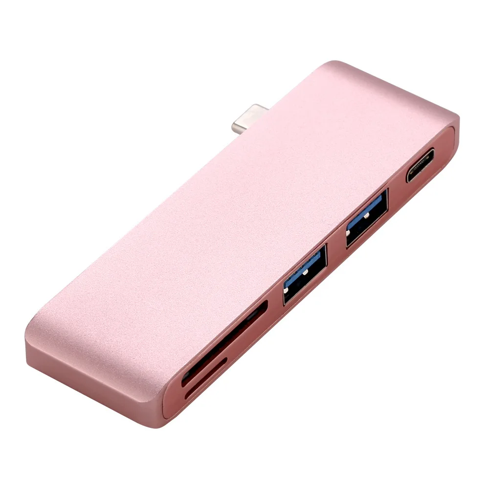Тип-C USB3.0 SD/устройство для считывания с tf-карт Charg5in1g Многофункциональный 5-в-1 адаптер док-станция