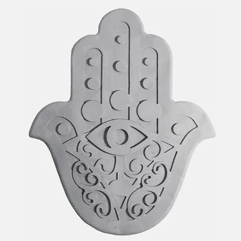 

Hamasa hand Silicone molds Hand of Fatima mascot mold resin clay mould Concrete Silicone molds