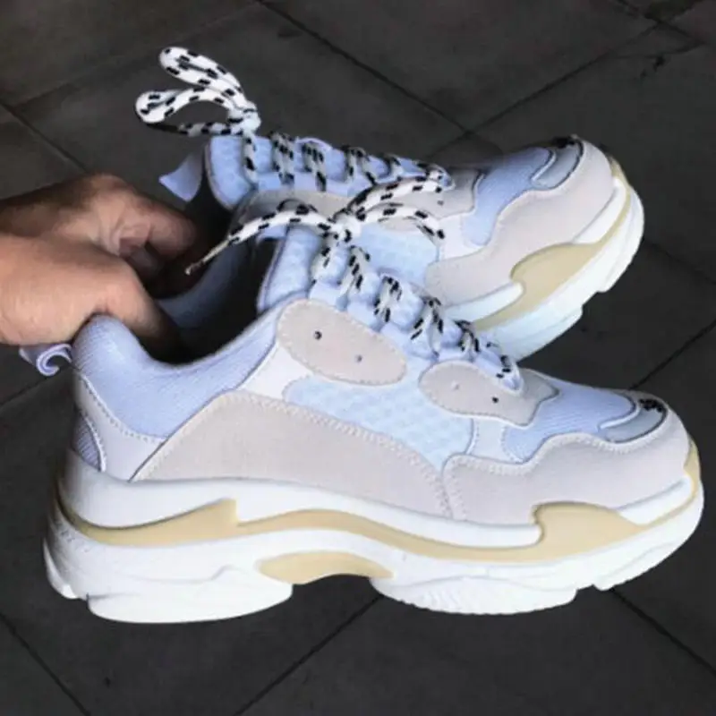 

spring fashion women casual shoes Suede leather platform shoes women sneakers Ladies white Trainers chaussure femme Drop ship