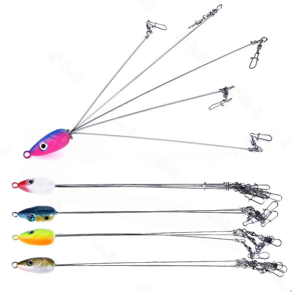 Umbrella Fishing Lure Rig 5 Arms Alabama Rig Head Swimming Bait Bass