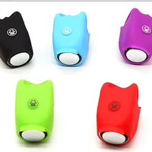 6 видов голоса 120 дБ велосипедный Силиконовый Электронный рожок Предупреждение горный велосипед езда оборудование IPX4 водонепроницаемый