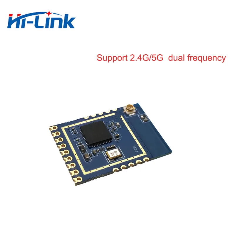 Бесплатная доставка 5pcspcs/лот 2 4/5G двухчастотный wifi модуль flash 16M HLK M59 с freerto