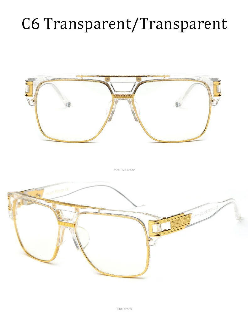 Роскошные брендовые дизайнерские модные классические Грандмастер четыре стиля градиентные линзы Солнцезащитные очки Мужские Винтажные Солнцезащитные очки Oculos