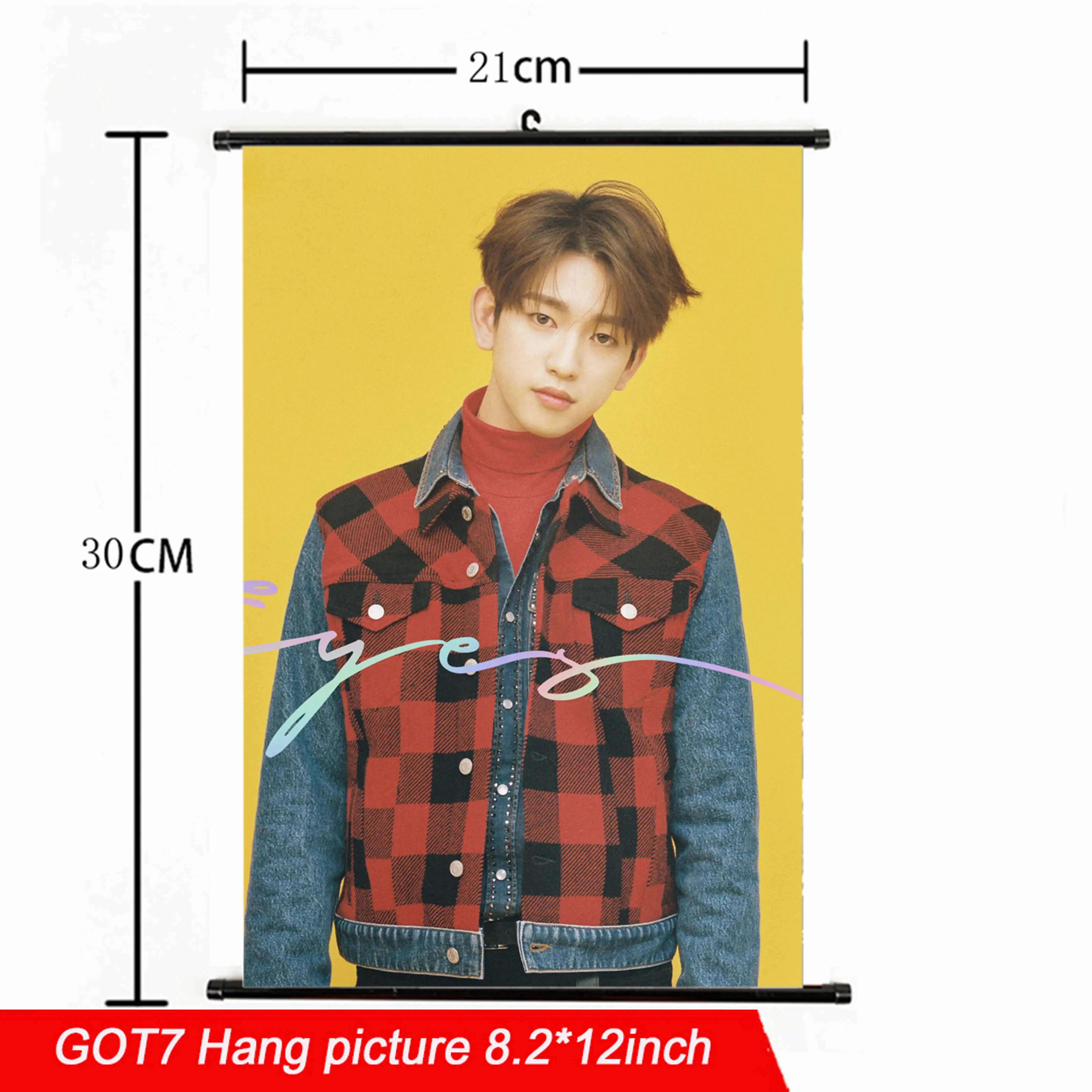 21*30 см Kpop GOT7 повесить плакат ткань высокого качества глаз на вас альбом kpop GOT7 повесить изображение фото плакат для поклонников Коллекция подарков