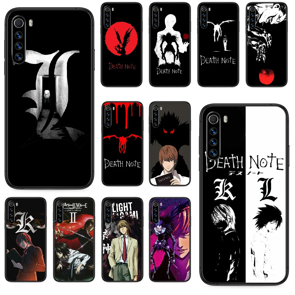 Чехол для телефона с аниме Death Note L · Lawliet Xiaomi Redmi 4A 4X 5 6 6A 7 7A 8 8A 4 5A 8T Plus Pro black hoesjes trend