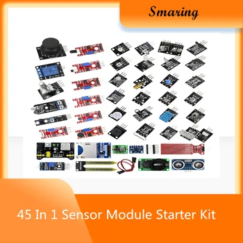 

45 In 1 Sensor Module Starter Kit Better Than 37 In 1 Sensor Kit 37 In 1 For Arduino UNO R3 Diy Sensors Kit Teaching Project