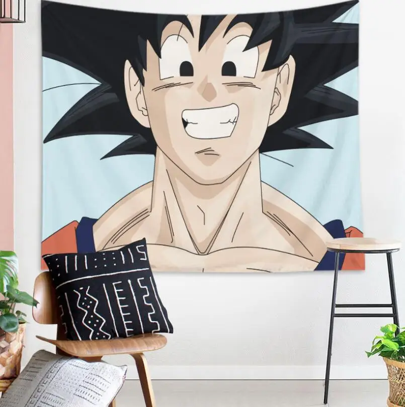 Dragon Ball живопись гобелен 3D печать ленты прямоугольный домашний Декор настенный Wukong2