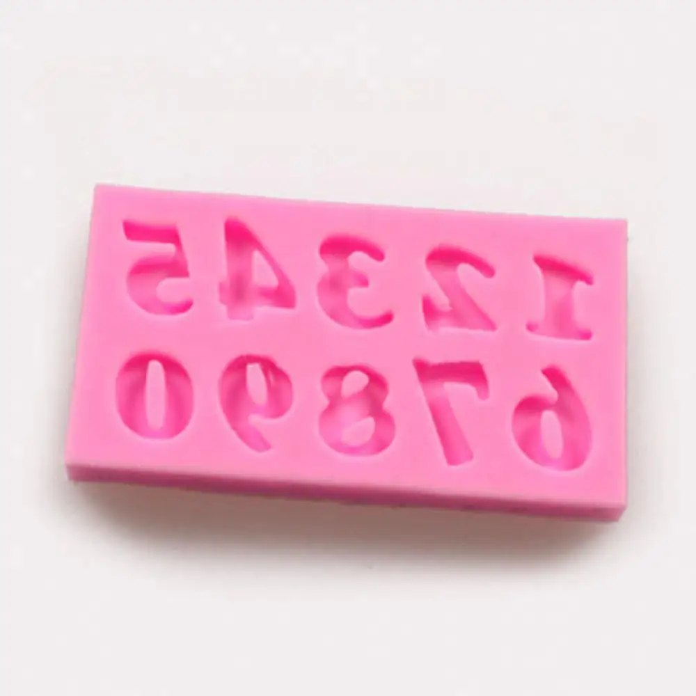 Silicone Numbers Mould Cake Cookies Decorating Mat Chocolate Baking Mold Cake Decorating Tool Chocolate Candy Moulds