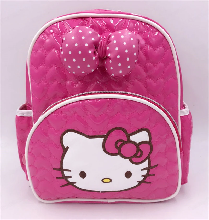 Детский мини-рюкзак HELLO KITTY, женская сумка на одно плечо из искусственной кожи, Многофункциональный маленький рюкзак для девочек, Женский студенческий рюкзак