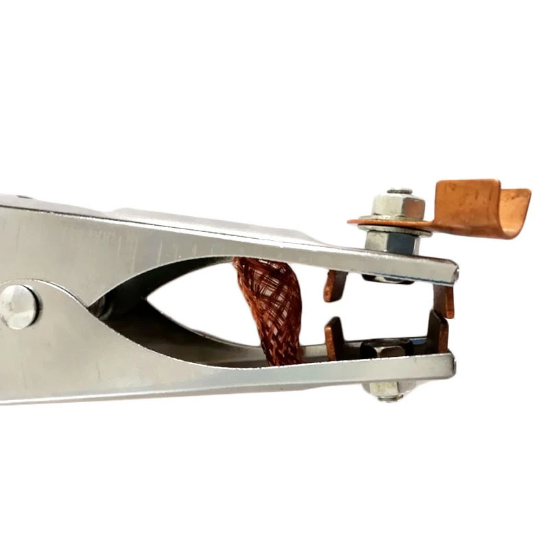 Electric Welding Machine Parts Earth Wire Clip 300A+500A 2pcs Set Copper Taping Welding Clip Elecrode Holders Ground Clamp