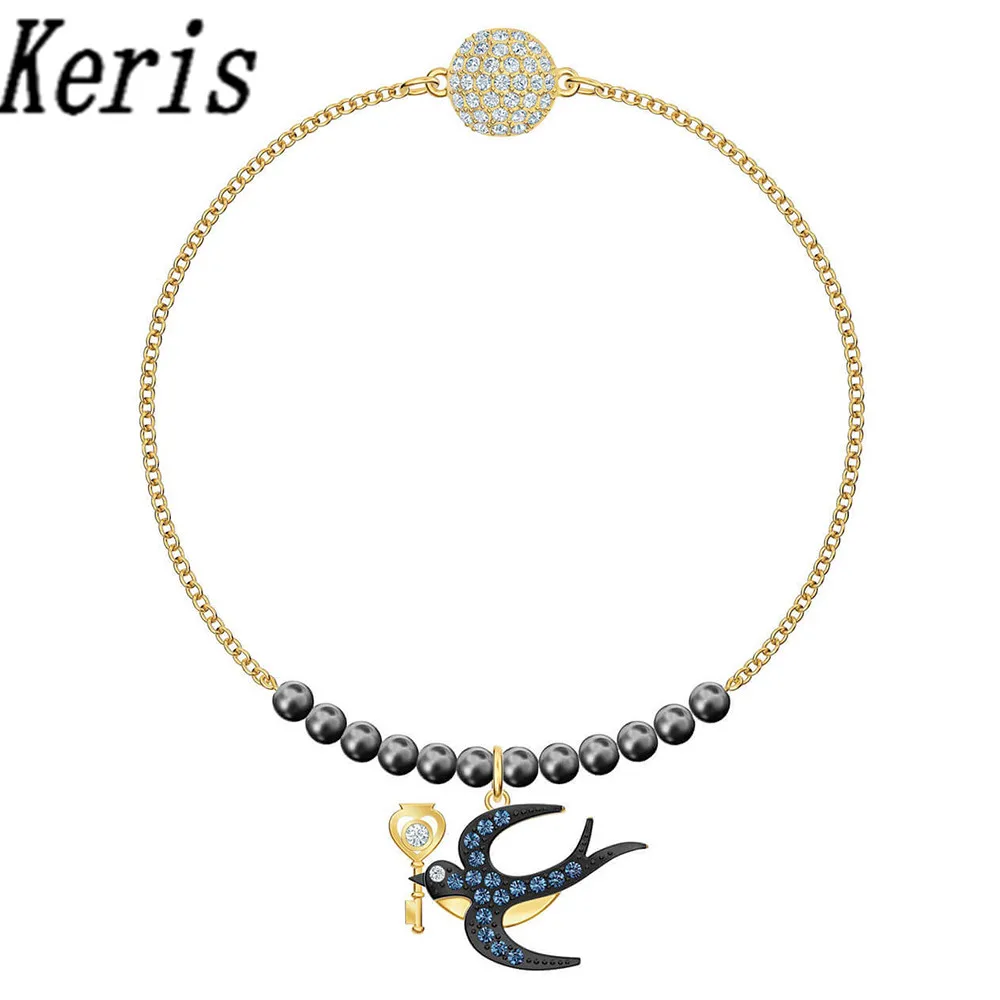 

High quality Swa. Delicate gold tarot swallow present choice perfect bracelet