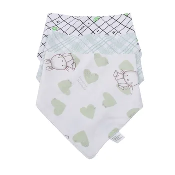 

3Pcs/pack Baby Bandana Bibs Extra Soft Natural Cotton Baby Drool Bib For Drooling And Teething Super Absorbent Baby Shower Gifts
