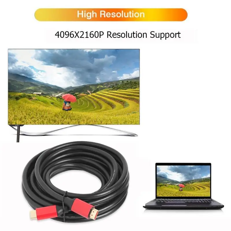 0,5/1/2/3/5 m 19+ 1 3D 4 K/60 Гц HDMI 2,0 кабель Позолоченные Чистая Медь HD 1,4 видео шнур для ТВ-проектор компьютерной приставки к телевизору кабель HDMI, HD