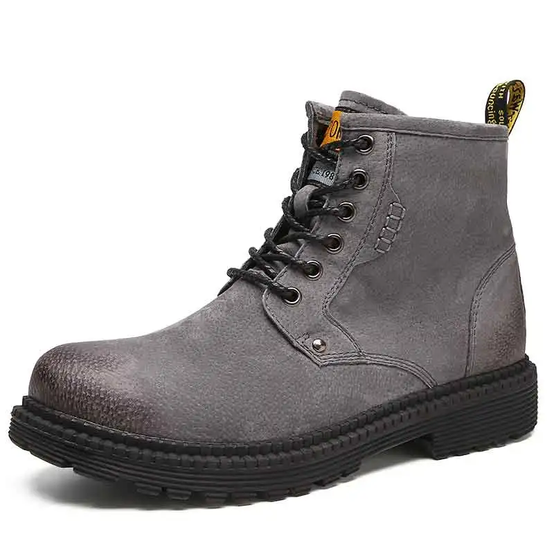 Men Shoes Mens Winter Snow Boots Martins Man Leather Shoe Ankle Bot Cowboy Waterproof Motorcycle Casual Coturno Botas Hombre