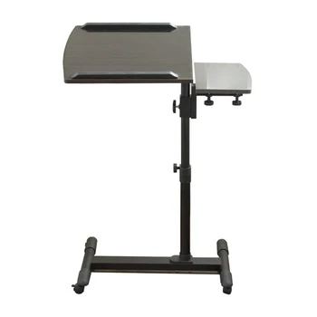 

Foldable Computer Laptop Table Adjustable Portable Desk Stand for Bed Can be Lifted Standing Desk W/ Mouse-Pad Bedroom Furniture