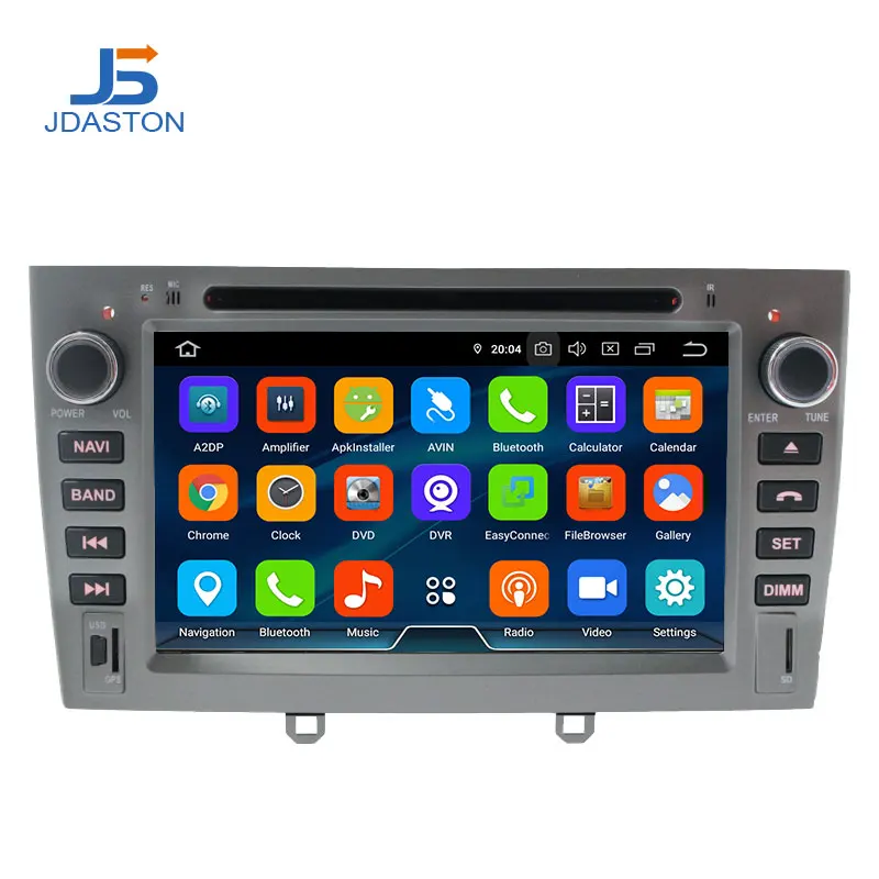 Автомобильный DVD плеер JDASTON Android 10 для PEUGEOT 408/308/308SW WIFI мультимедийный GPS навигатор 2