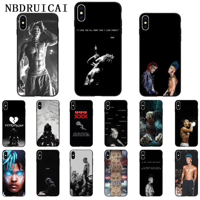 NBDRUICAI XXXTENTACION ТПУ Мягкий силиконовый чехол для телефона iPhone 11 pro XS MAX 8 7 6 6S Plus X 5 5S SE XR
