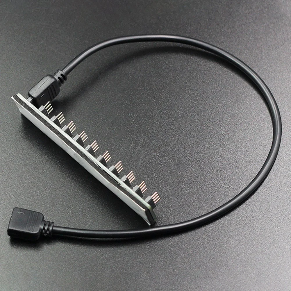 Yuanlin пластик и металл 4 Pin RGB концентратор с соединительным кабелем от 1 до 10 способ Компьютерные аксессуары для ASUS Gigabyte MSI материнская плата