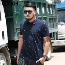 Новое летнее платье размера плюс 5XL 6XL 7XL Поло рубашка Для мужчин Повседневное мужские футболки поло короткий рукав Высокое качество Polo Homme более Размеры d 3XL