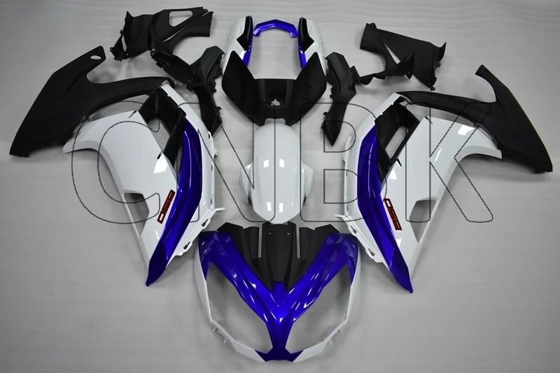 ER6F 2012 Bodywork EX 650 Black White Blue Abs Fairing for Kawasaki ER-6F - 2016 | Автомобили и мотоциклы