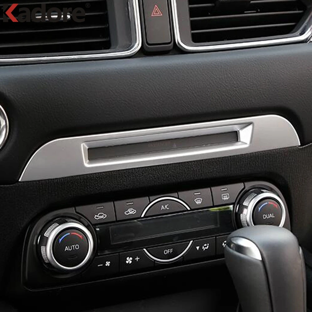 Для Mazda CX 5 CX5 8 CX8 2017 2020 полоски из углеродного волокна CD декоративная крышка