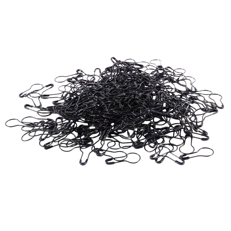

300x 0.8inch Metal Black safety Pins/Gourd Pin/Bulb Pin/Calabash Pin Bead Needle Pins DIY Home Accessories , Suitable for the Bl