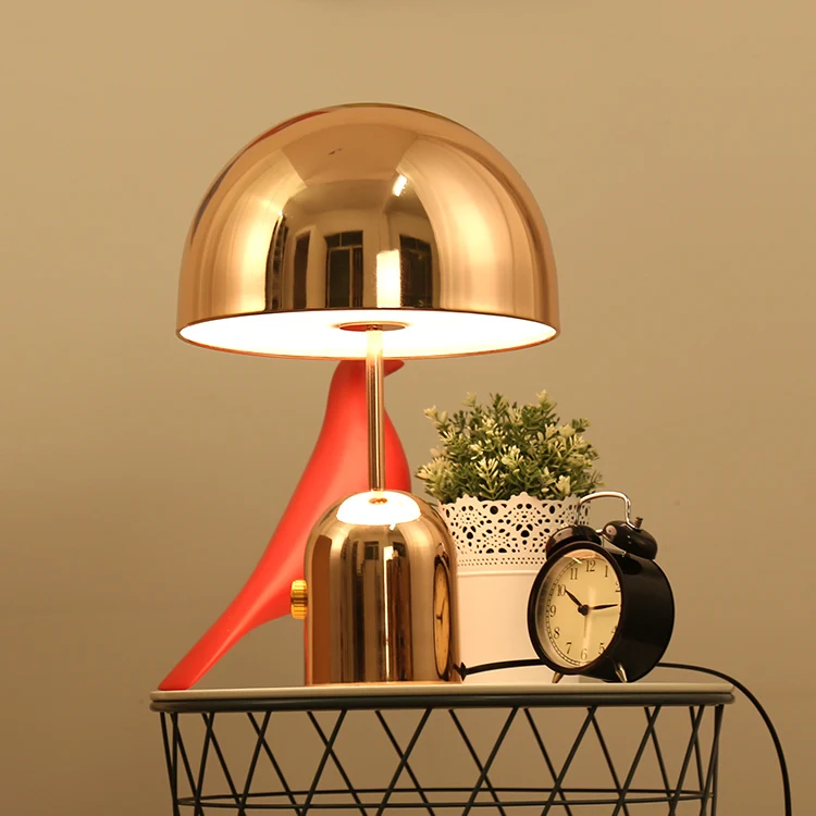 

Europe Modern Personality Originality Designer Model Between Mushroom A Living Room Bedroom Bedside Study Dimming Desk Lamp