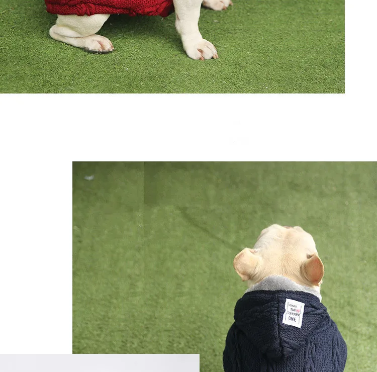 Pet Dog Sweaters Winter Warm Puppy Clothes Knitted Sweater Outfit Apparel for Small Medium Unisex Doggie