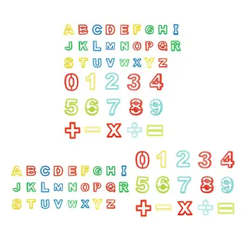 

1 Set Alphabet Letter Number Model Children Learning Teaching Tool Puzzle Toy