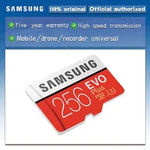 SAMSUNG Micro SD карта 32 Гб класс 10 16 Гб microSD карта памяти 64 ГБ EVO+ EVO Plus 256 ГБ 128 ГБ TF карта cartao de memoria