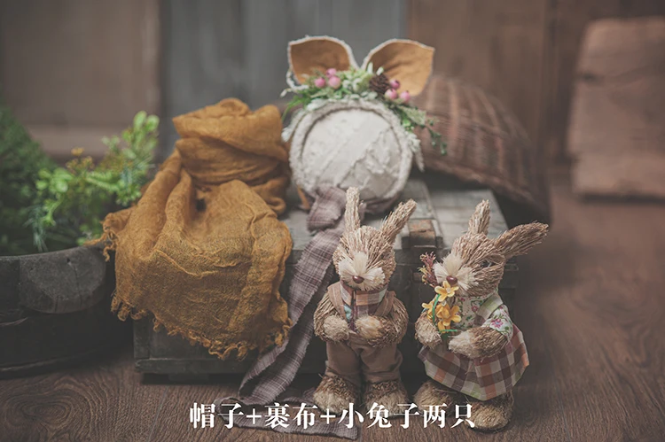 Bunny hat wrap set