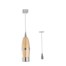 Бытовой электрический молоковзбиватель из нержавеющей стали ручной кофейная мешалка взбиватель для молока с яйцами Однослойная трехслойная головка из вспененного материала