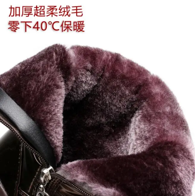 Botas de mujer de alta calidad nuevas llegadas zapatos de invierno de piel gruesa impermeables antideslizantes botas de nie