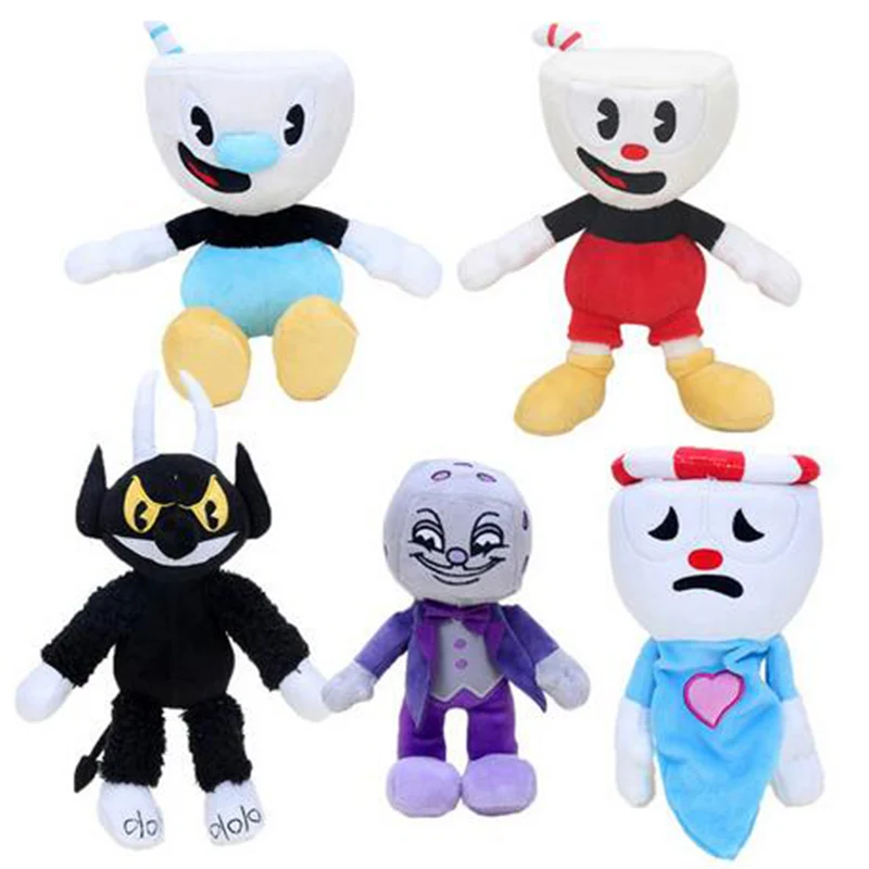 13 стилей игры Cuphead плюшевые игрушки Mugman Ms. Chalice ghost King Dice Cagney Carnantion Puphead плюшевые куклы игрушки для детей подарок