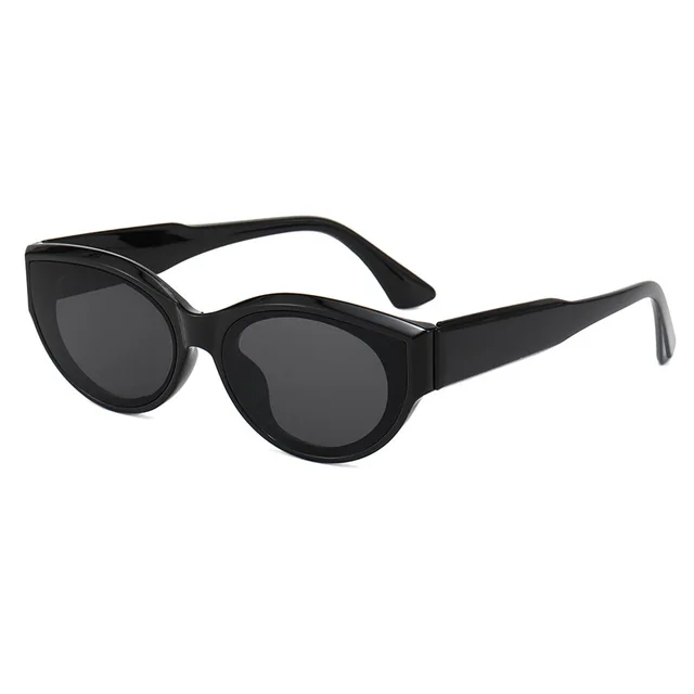 The New Retro Oval Frame Sunglasses Personality Catwalk Small Frame Sunglasses Glasses Men's/Women's Universal UV400 Eyewear 6
