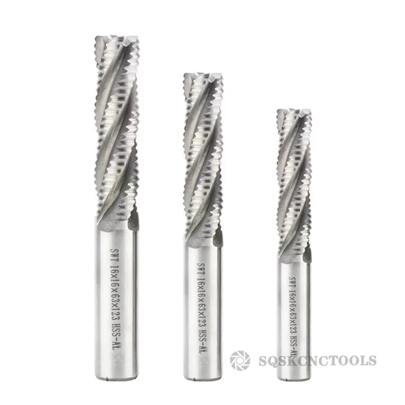 Milling Cutter Rough End Mill HSS Carbide 4 Flute 5mm to 45mm