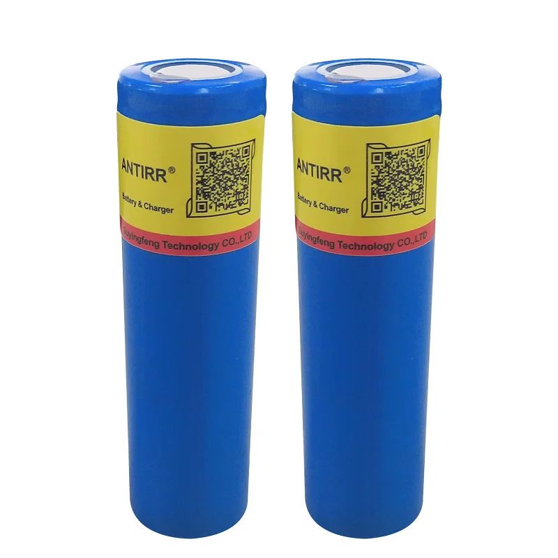 1800mAh 18650 литиевая батарея 3,7 V большая емкость литиевая аккумуляторная батарея для портативных вентиляторов батареи работает - Цвет: 2 pcs