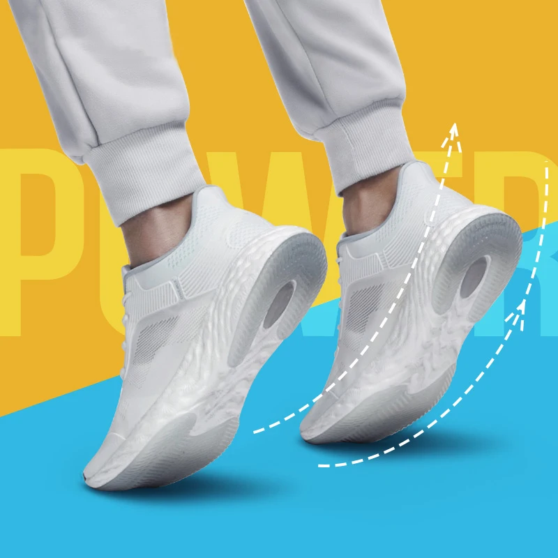 ONEMIX Unisex Print Slip-on Casual Walk Trainer Elastic Mesh Sneakers with Vecro Strap 
