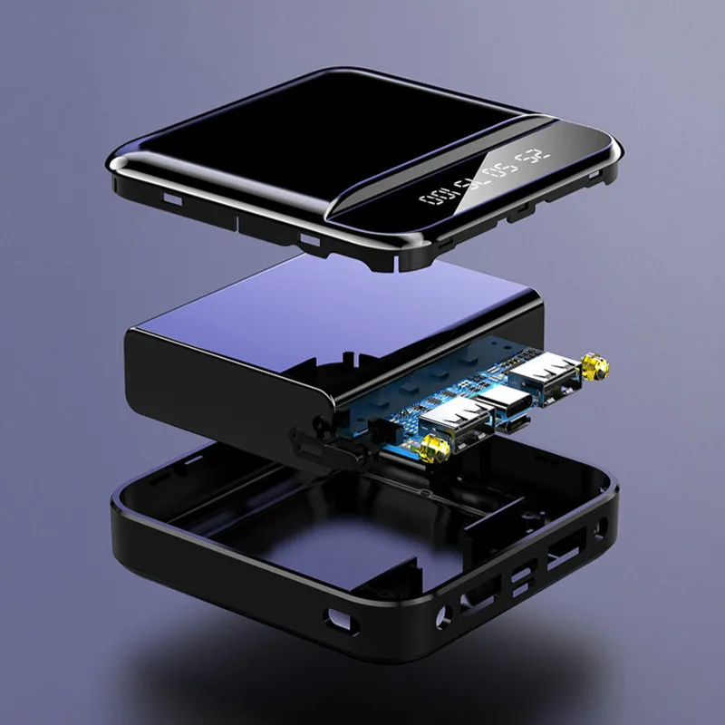 Cargador de batería externo portátil de 30000mAh, mini banco de energía para iPhone, Xiaomi, Tpye-C, pantalla digital LED - Imagen 4