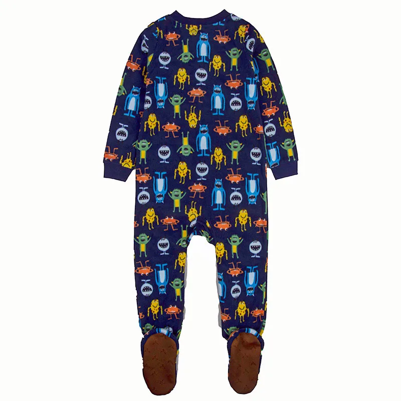 baby girl nightgowns 2022 Spring and Autumn Warm Boys and Girls Feet Jumpsuits Fleece Animal Jumpsuits Halloween Christmas Jumpsuits Baby Jumpsuits Sleepwear & Robes	