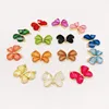 10PCS/Lot 2.2*2.8CM Resin Alloy Flatback Butterfly Button For DIY Clothing Applique Metal Wedding Embellishment Jewelry Craft 1