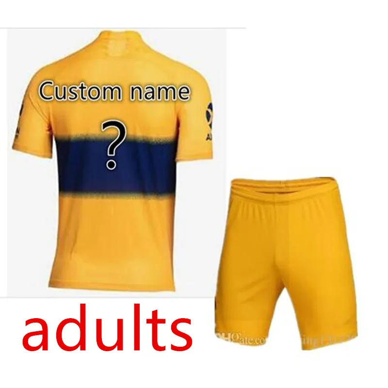 Комплект для взрослых,, Boca Juniors, футболка для футбола, домашняя, 19, 20, GAGO, OSVALDO, PEREZ DE ROSSI, TEVEZ, PAVON, JRS, Спортивная футболка для футбола - Цвет: shirt