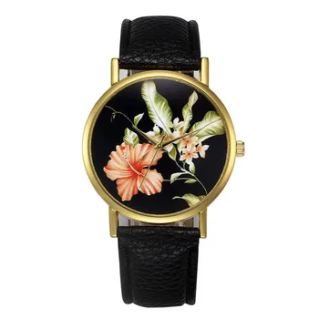 

Fashion Womens Watch Retro Design Leather Band Analog Alloy Quartz Wrist Watch Quartz Watch Crystal Wrist Watches Gift 2020