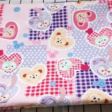 50*140cm duffy DIY handmade patchwork cotton Canvas fabric cloth home textile Sewing DIY Tablecloth Sofa Cover