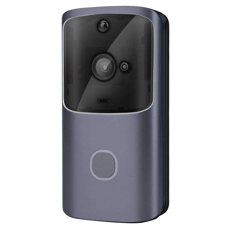 

720P Wifi Smart Night-Vision Wireless Security Doorbell With App,Smart Visual Intercom Recording Remote Home Monitoring