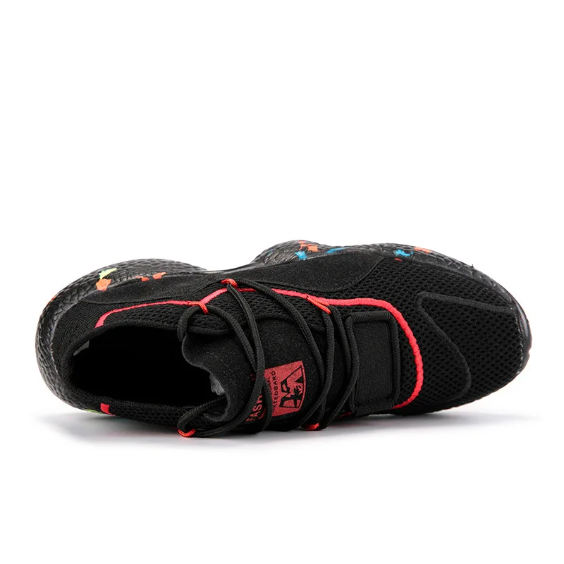 

2019 Spring And Summer-Hight-top Retro Trendy Shoes Athletic Shoes Old Man Shoes Camouflage Bottom Couples Fly Woven Athletic Sh