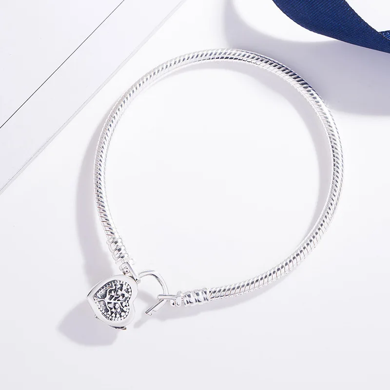 925 пробы серебряные моменты Древо жизни сердце навесной замок ПАН ...